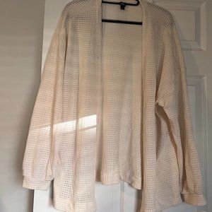 Target wild fable knit cream sweater M/L